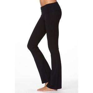Athleta flare black leggings